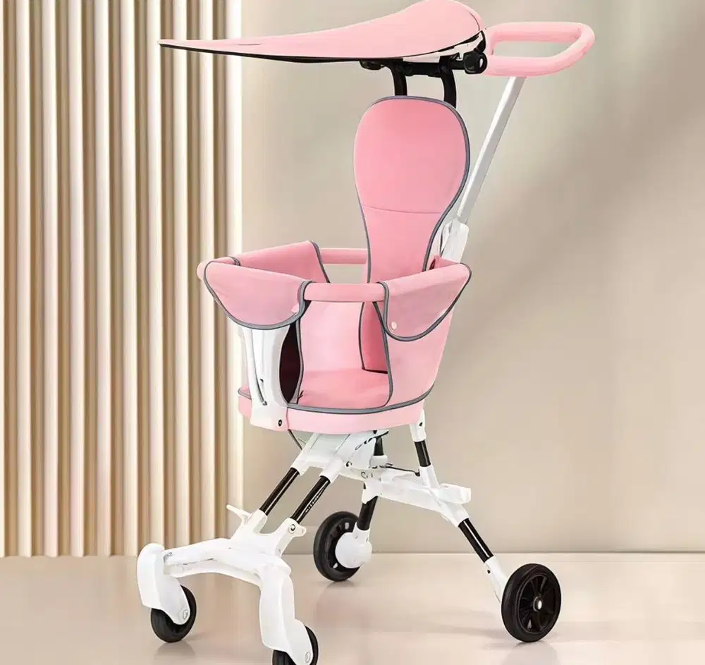 Stroller pink bagus