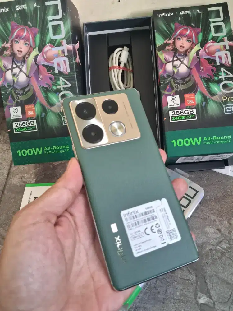 Infinix note 40 pro plus 12/256 jaringan 5G speck gahar