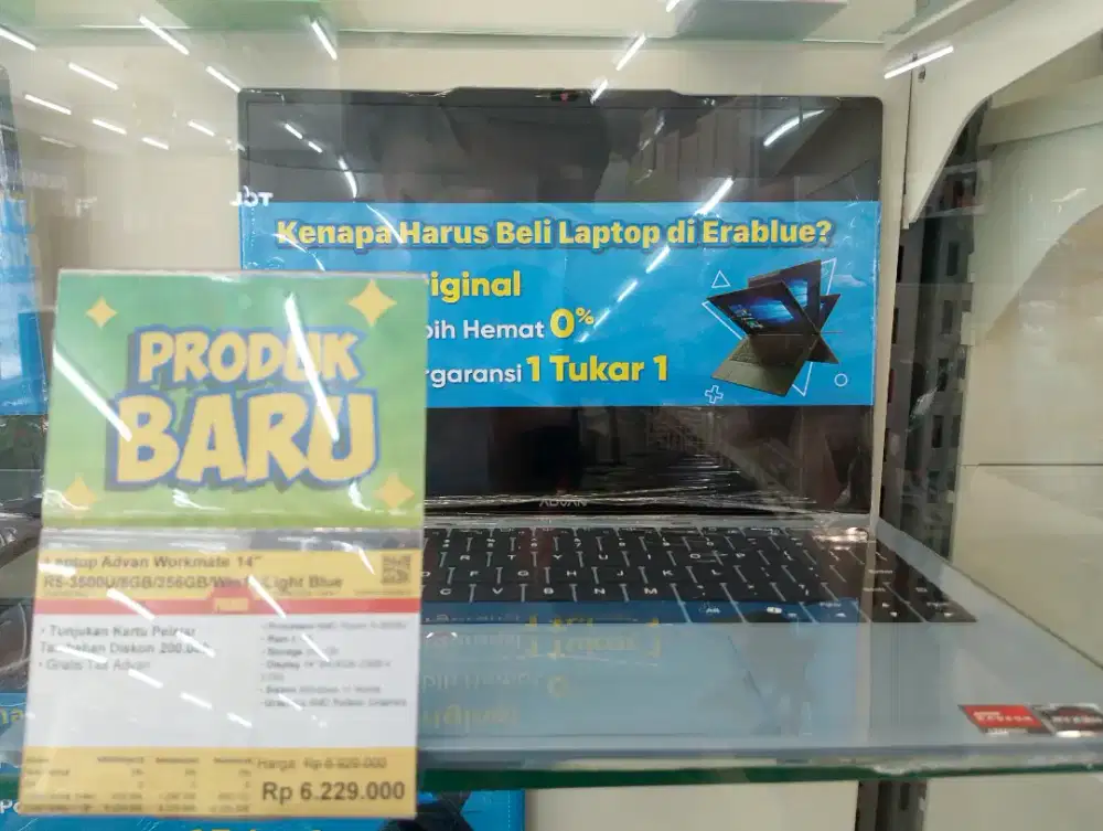 credit laptop Advan workmate