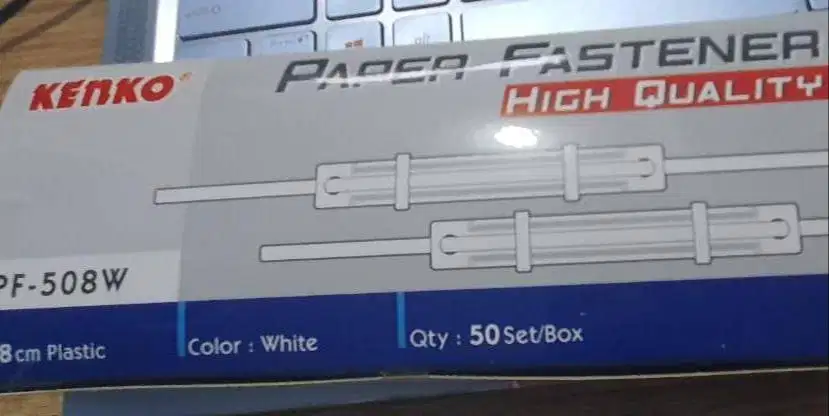 DIJUAL PLASTIK PENJILID / PENGIKAT  (KENKO PAPER FASTENER) NEW