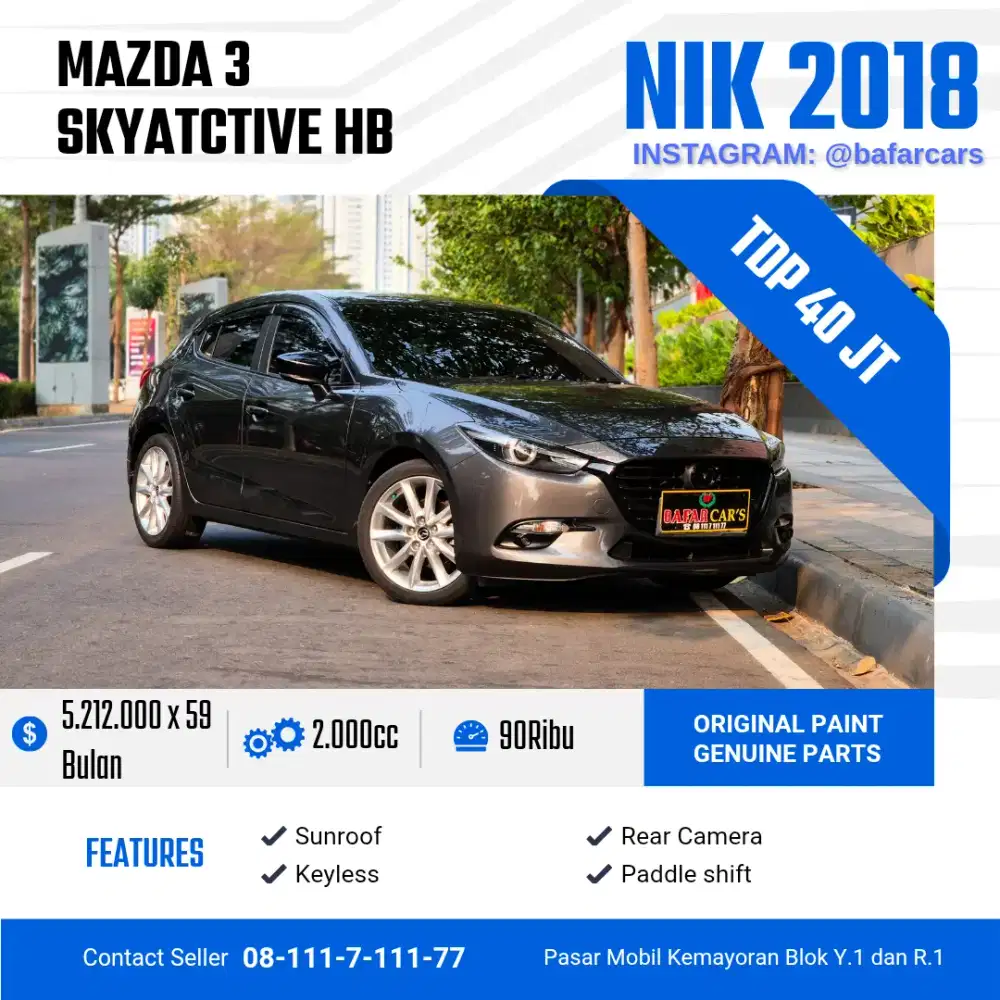 Mazda 3 Hatchback Skyactiv