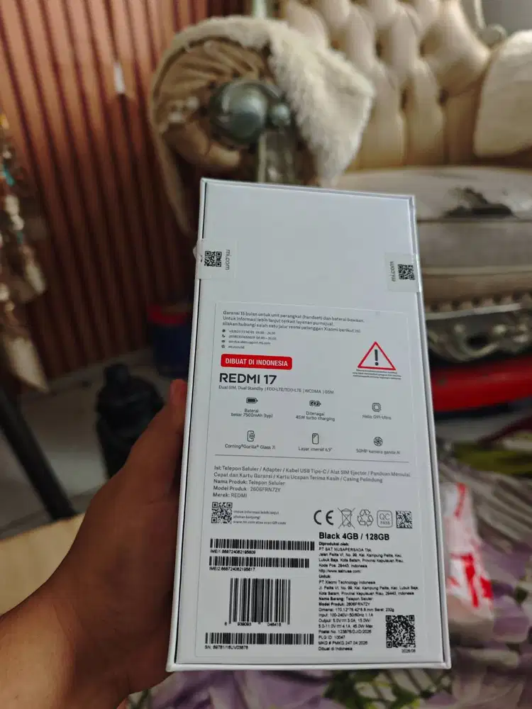 Xiaomi redmi 17 4+4 / 128GB