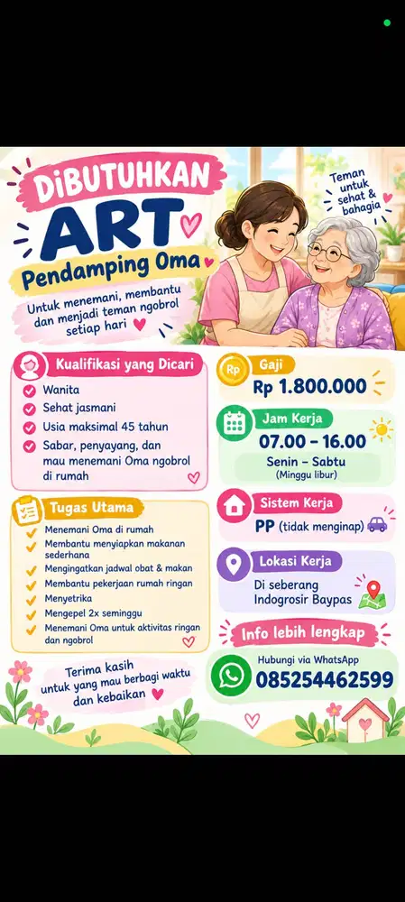 ART PENDAMPING LANSIA (PP) BALAM