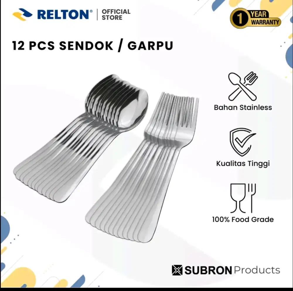 Sendok baja tahan karat