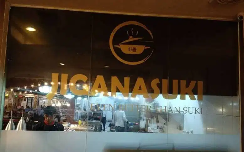 Dekorasi sticker kaca film perumahan gedung bangunan etalase stiker