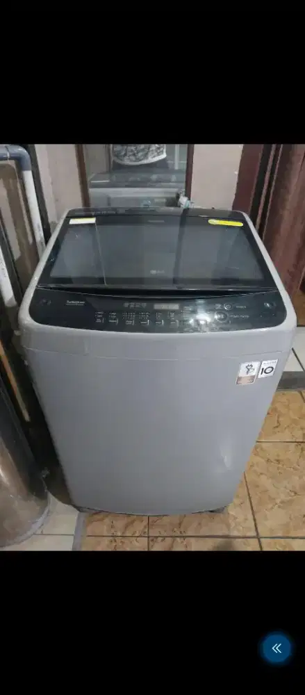 Mesin cuci LG turbo Drum 13 kg inventer bukaan atas