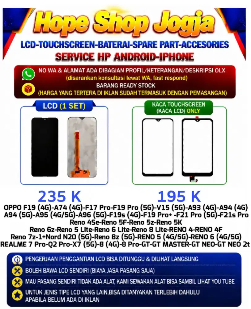 Touchscreen-Baterai-Lcd Oppo F21 Pro (5G)-F21s Pro