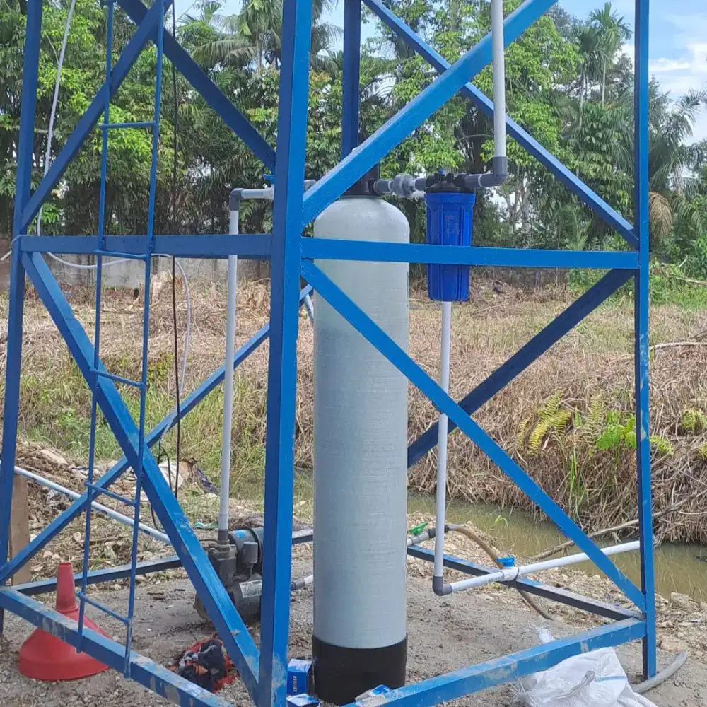 Paket komplit filter air sumur bersihi