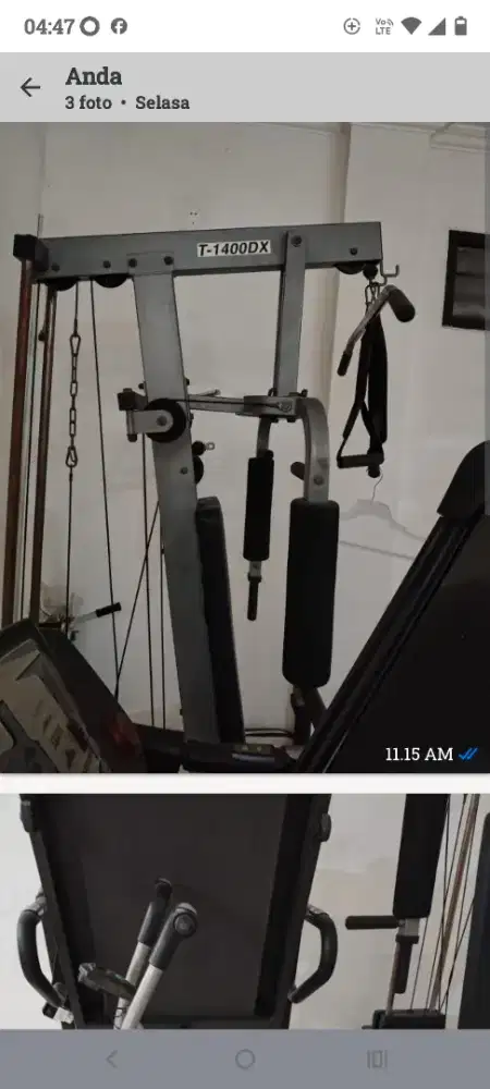 Dijual alat home gym fitnes