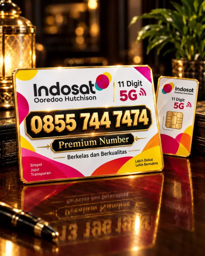 Indosat Ooredoo Hutchison 11 Digit Premium Number Exsclusive 7474