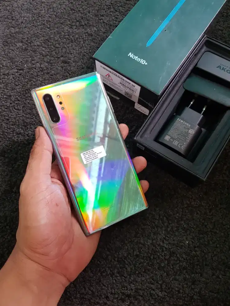 Samsung Note 10 pro plus ram 12+12/256 mulus fulset no minus