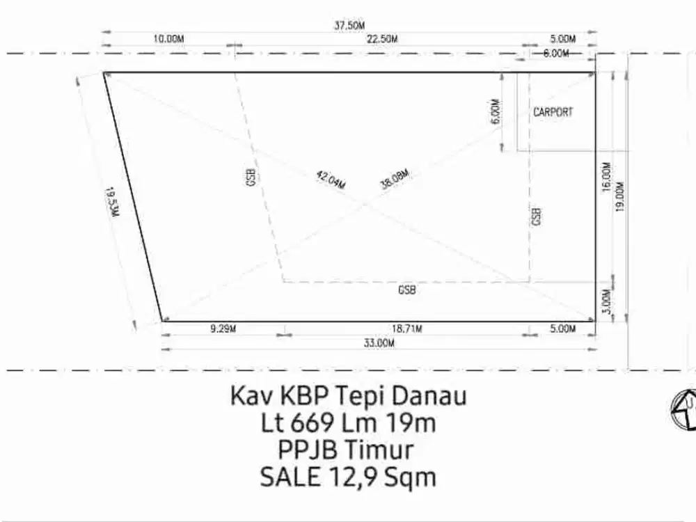 Kavling TELI DANAU KBP tatar baru