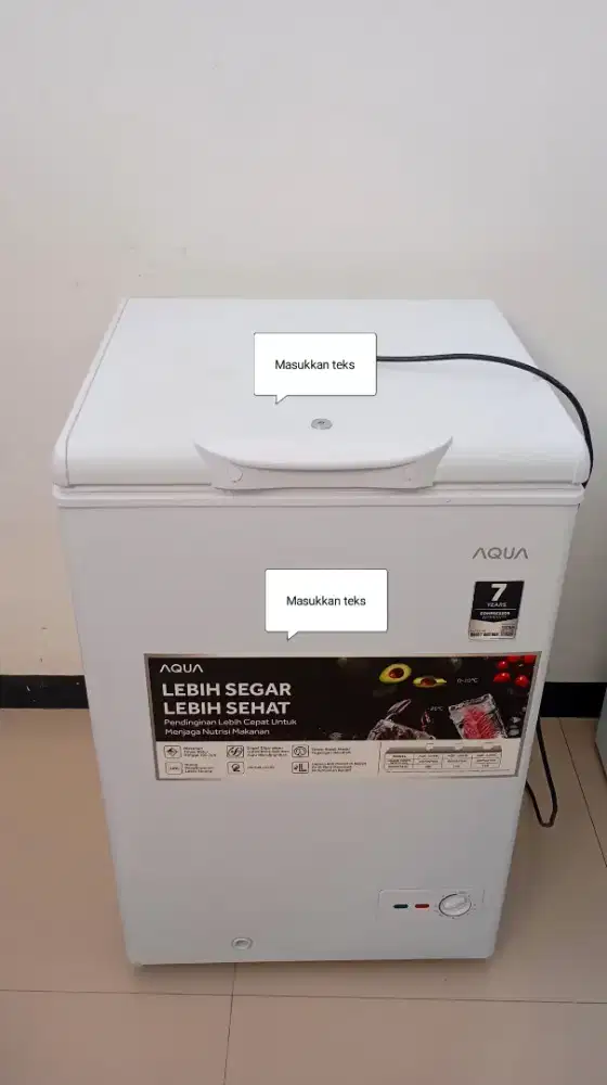 Freezer box aqua 100 liter termurah