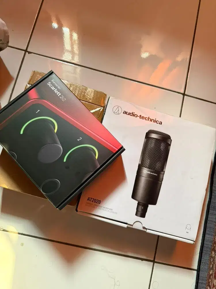 Focusrite 4th gen & Audio technica AT2020