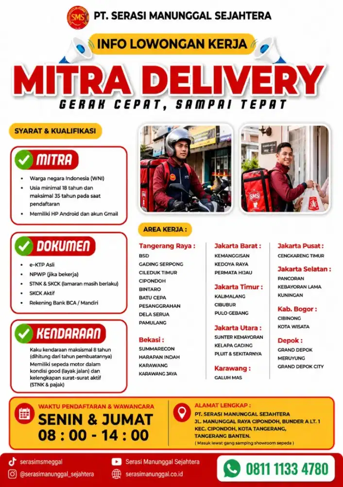 Lowongan Pekerjaan Mitra Driver Alfagift