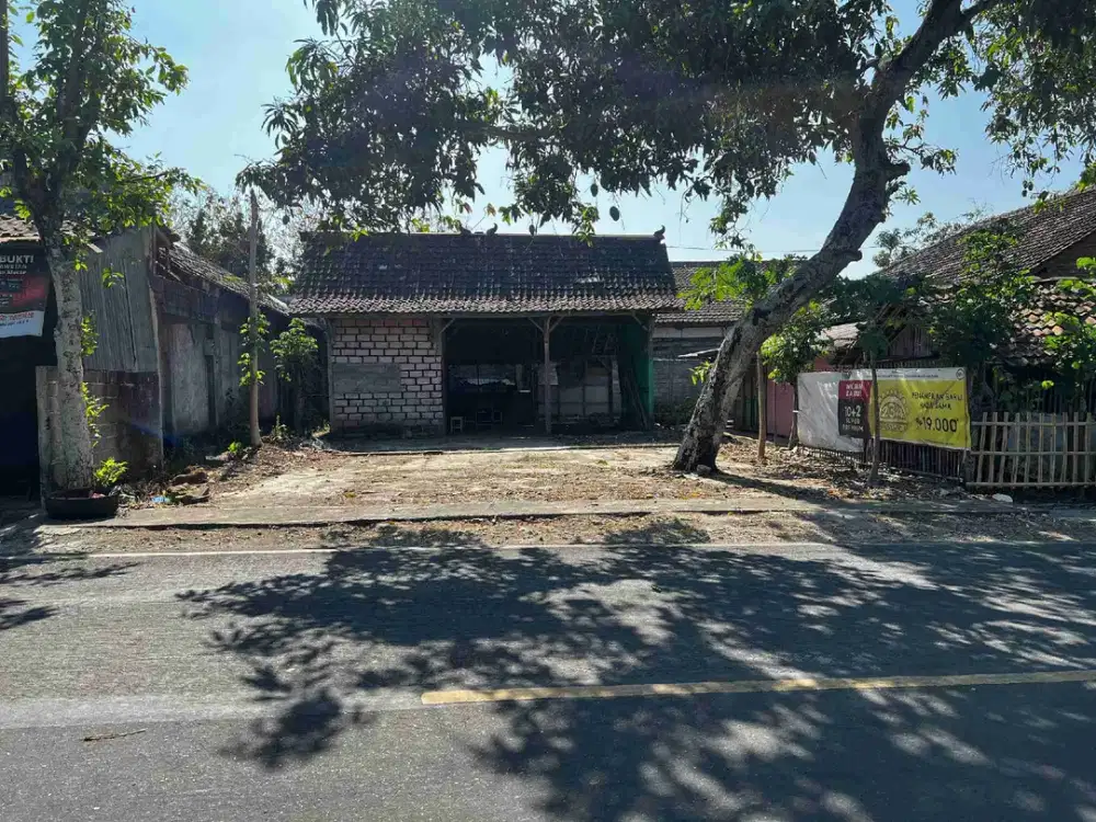 jual tanah strategis pinggir jalan raya di Kota Wonosari Gunungkidul Yogyakarta