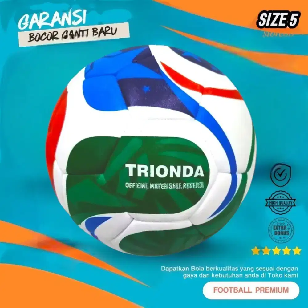 Bola sepak size 4/5 SPEC -TRIONDA -jabulani -Mikasa  kualitas premium