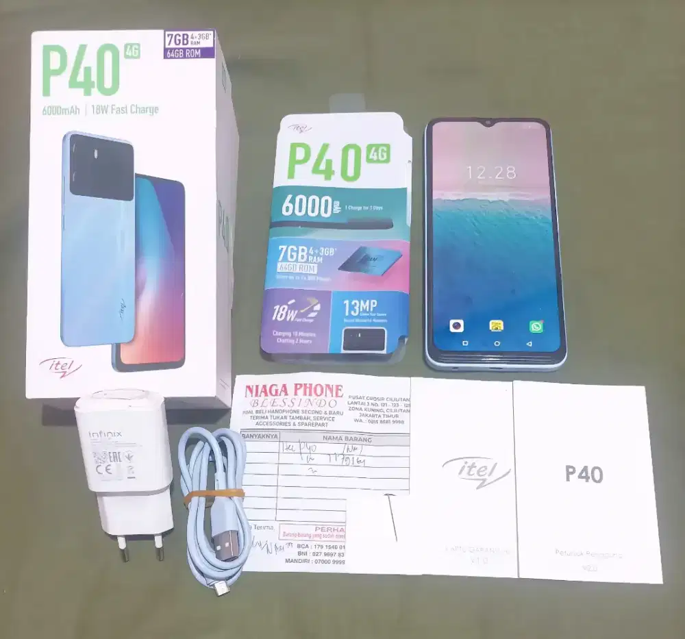 Hp Itel P40 FullSet