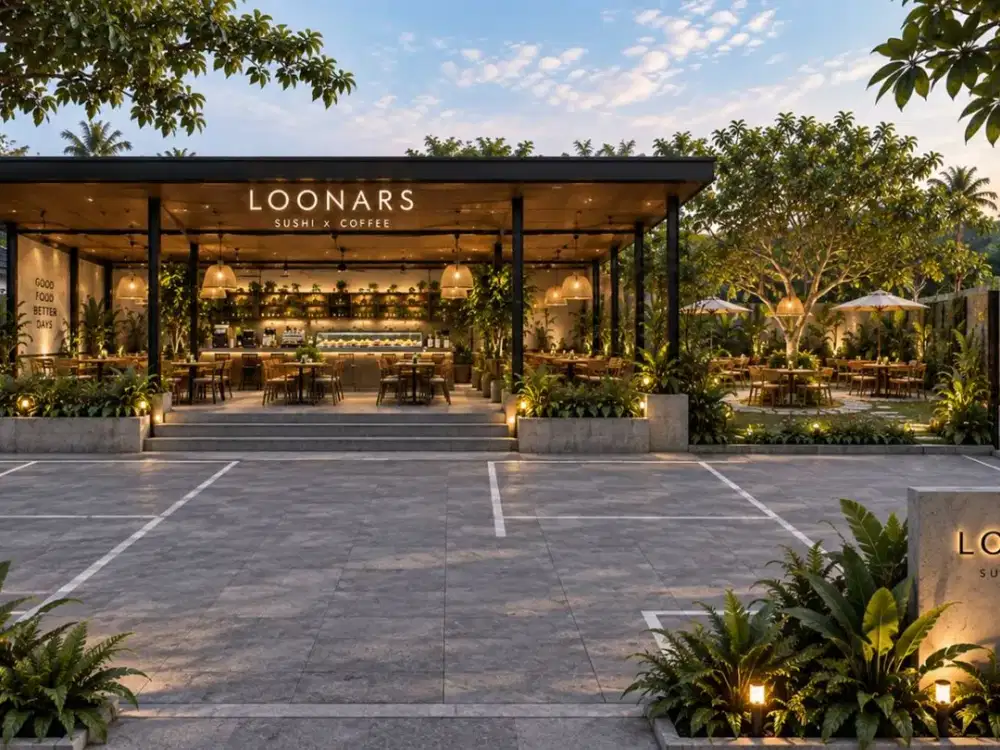 Loonars Excellent Living Villa dengan Fasilitas Sushi dan Coffee Shop pertama di Yogyakarta