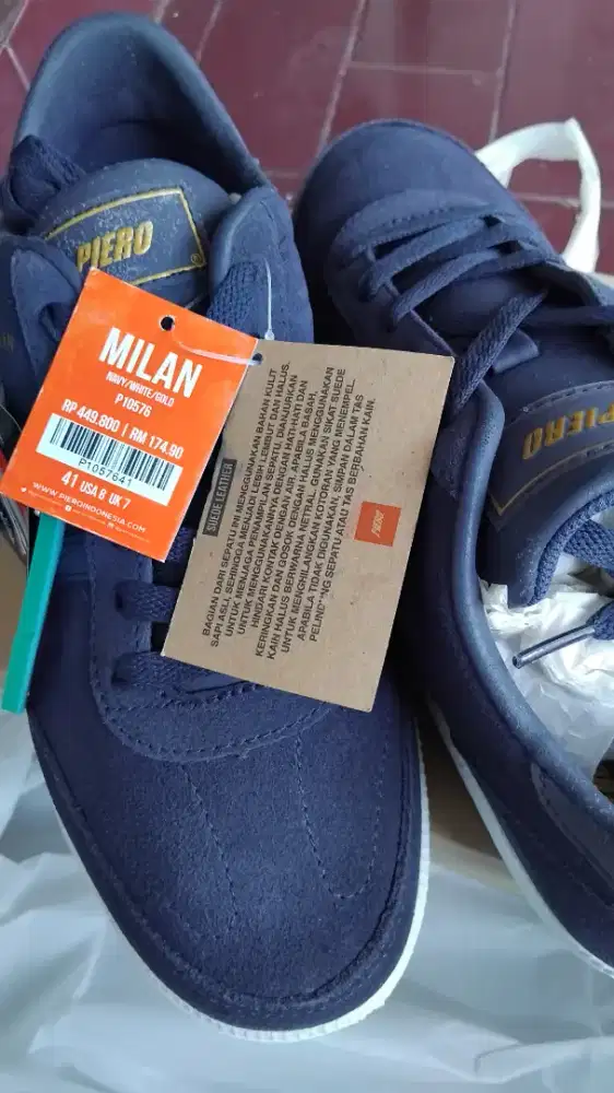 Sepatu kulit baru merek piero