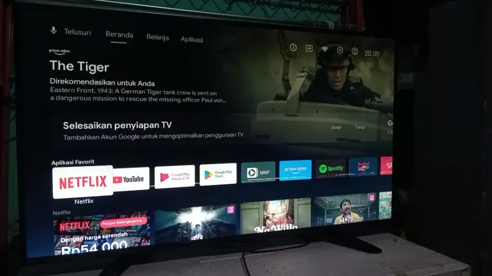 Tv led sharp 45in android digital