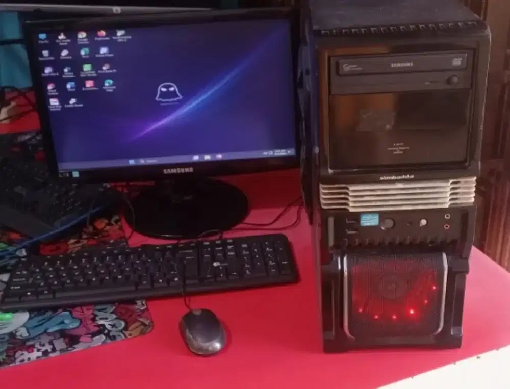 KOMPUTER SIAP PAKAI RAM 8GB VGA ONBOARD 1GB SSD 240GB LED 19IN SAMSUNG