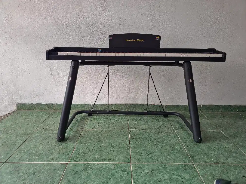 Digital Piano Benston Music 88 Keys Full Size + Stand + Pedal Sustain