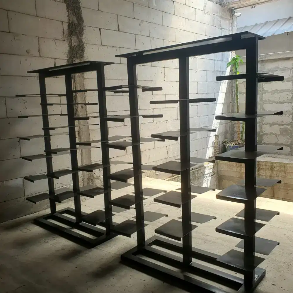 Jual rak sepatu display