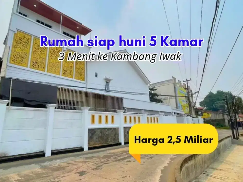 Rumah siap huni Palembang dekat Kambang Iwak