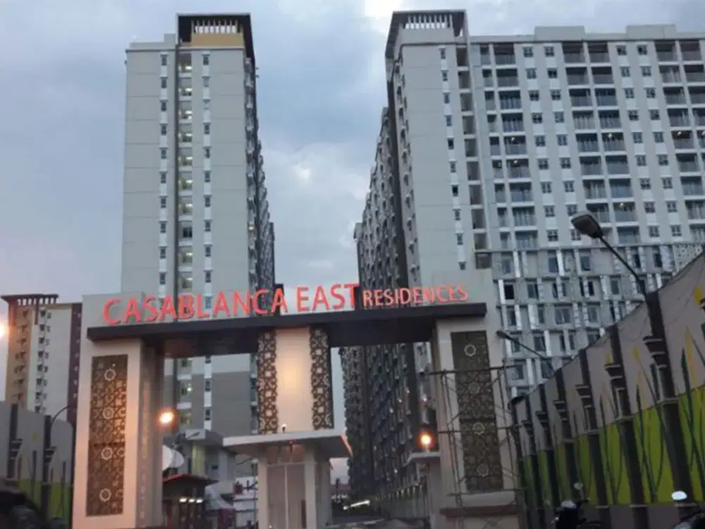 Disewakan per 3 bulan apartemen Casablanca East Residence tower Casa B lt 1 (GEDUNG BARU)