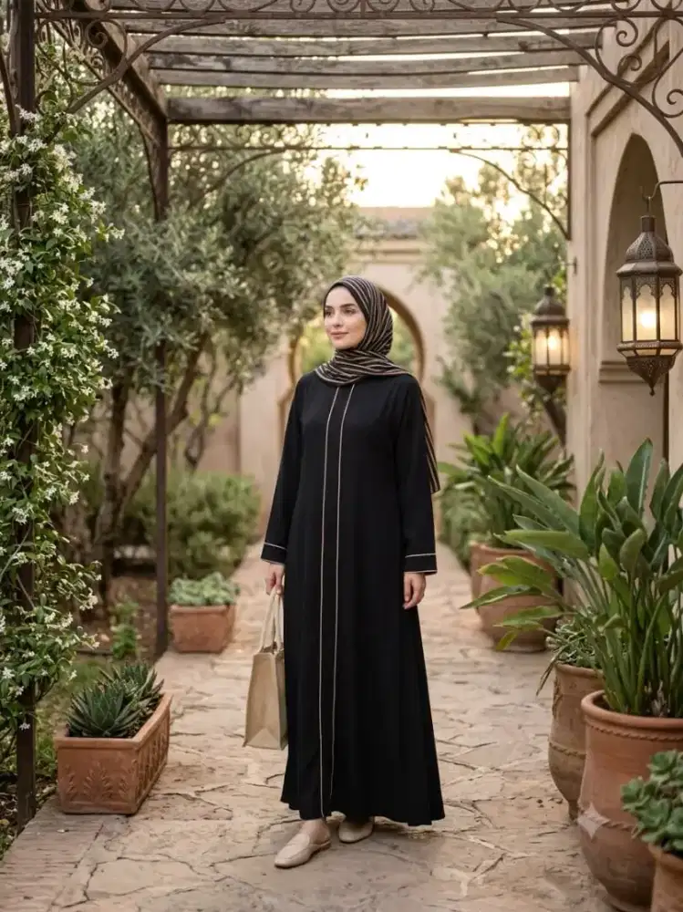 Gamis wanita Muslim Model Fatimah Grosir/eceran/Seragam