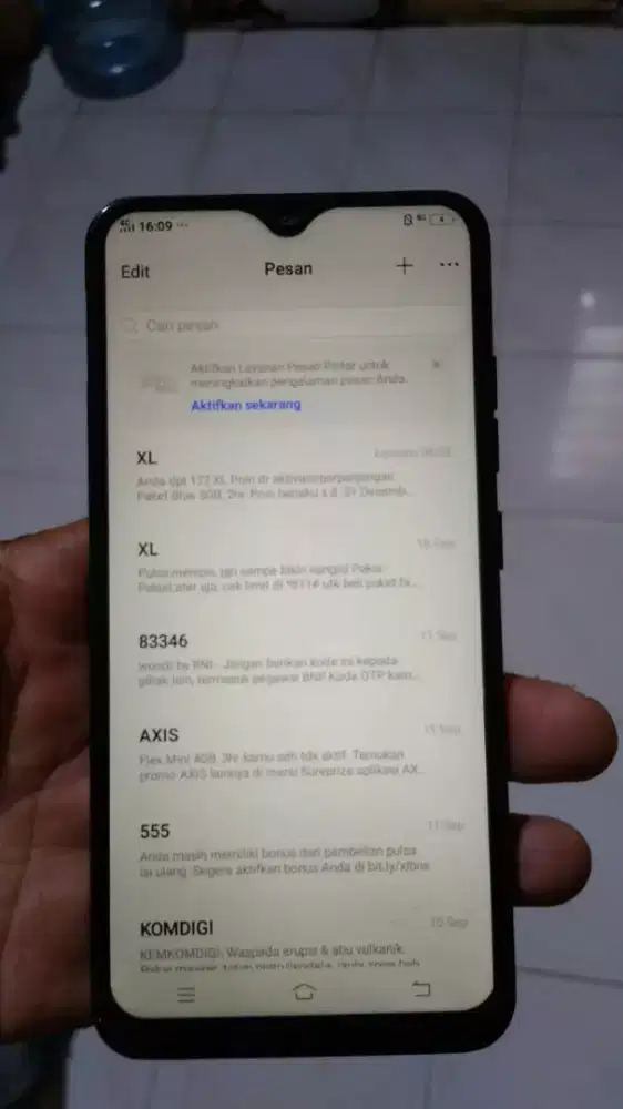 Vivo y 91 normal semua kecuali kamera belakang gak bisa