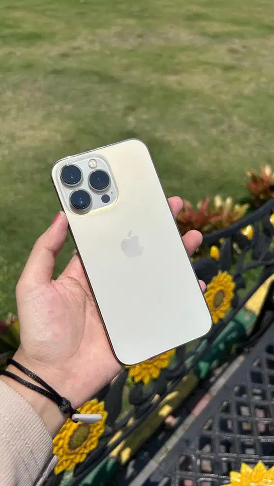 IPHONE 13 PRO 128GB SECOND ORIGINAL SINYAL PERMANEN GOLD BH UNDER 80