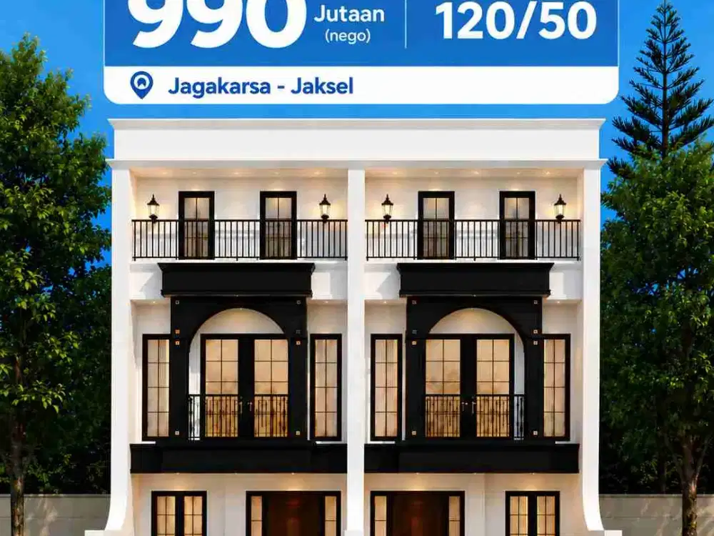 Rumah dijual di Jagakarsa Jakarta Selatan Harga 990 juta an bebas banjir