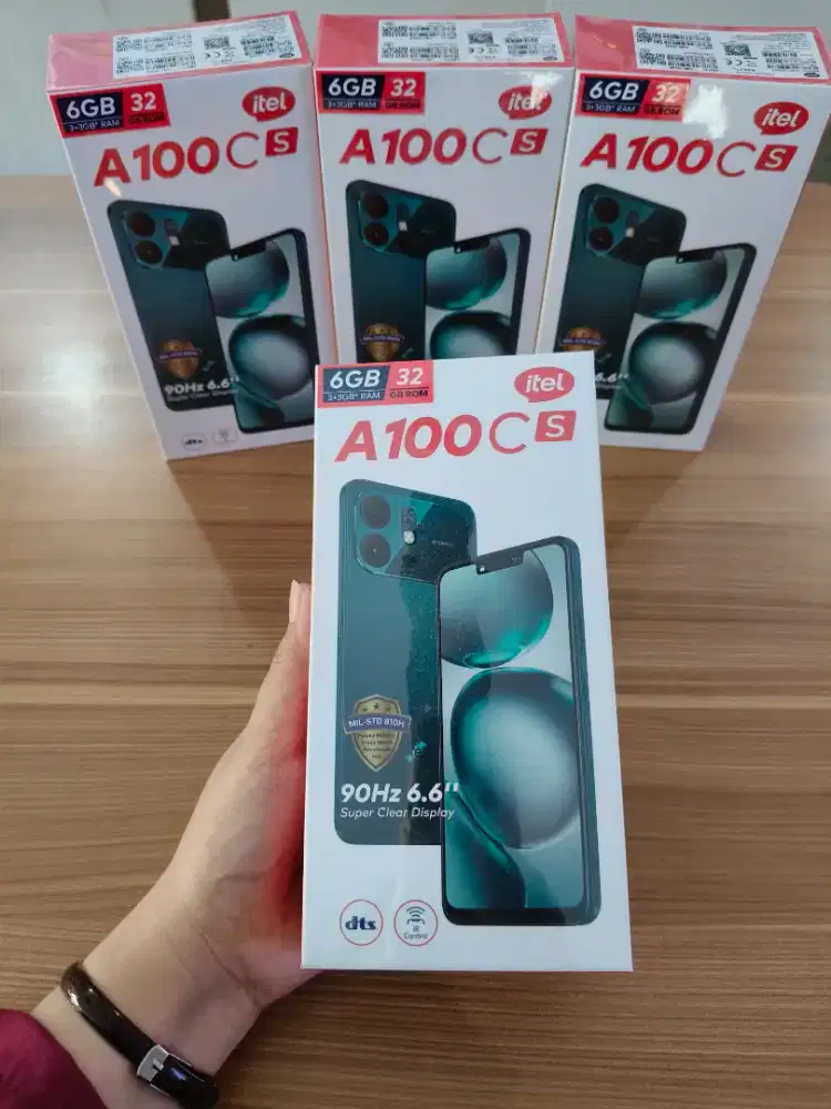 Hp 1 jutaan Itel A100Cs 3/32 gb BARU Segel Garansi resmi