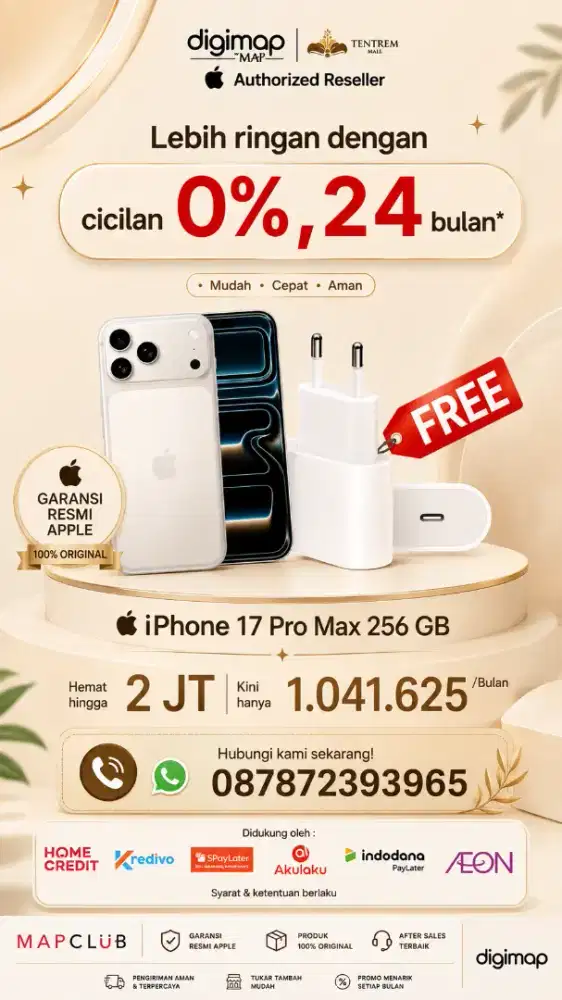 iPhone 17 Pro Max free adaptor