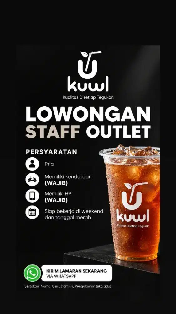 Lowongan staff outlet