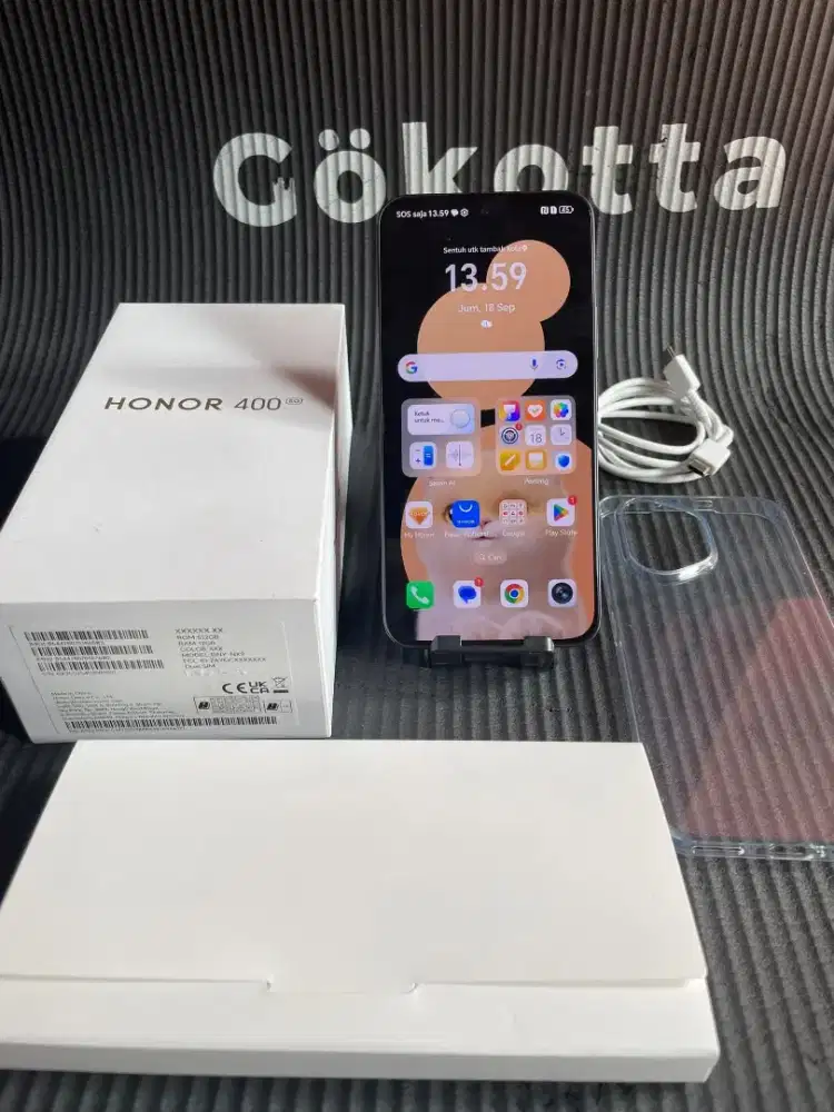 Honor 400 5g snapdragon 7 gen 3 ram12/512gb fulset mulus normal semua