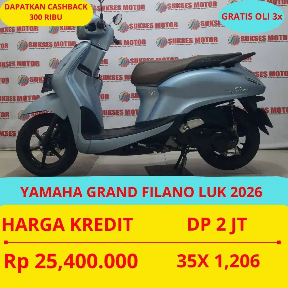 YAMAHA GRAND FILANO LUK 2026 DP MURAH 2 JUTA GUYSS