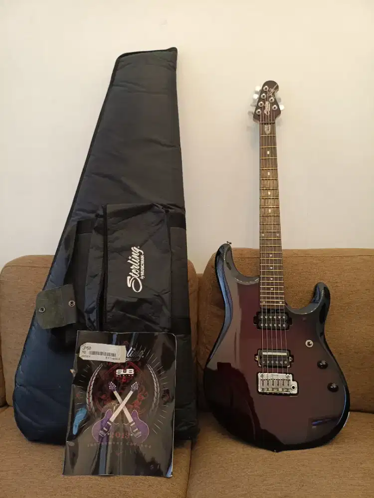 Jual gitar sterling JP60 by musicman dimarzio