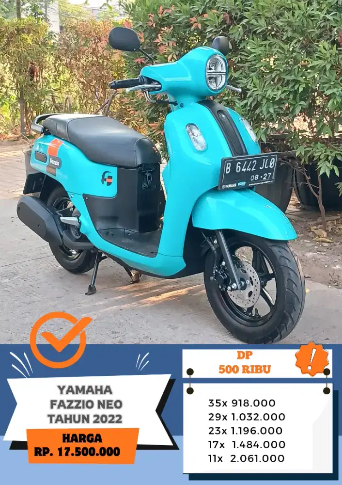 Dp 500 ribu!! YAMAHA FAZZIO NEO TAHUN 2022