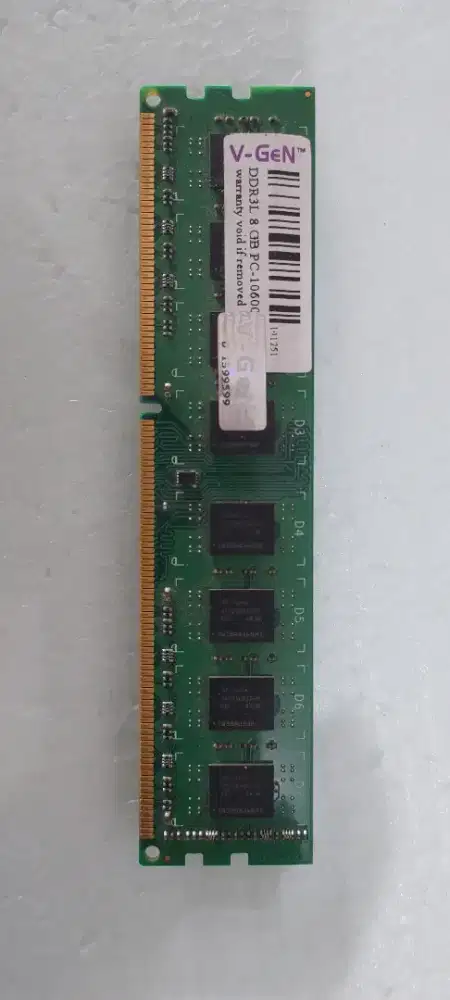 RAM Komputer DDR3 L 8GB PC10600 VGEN