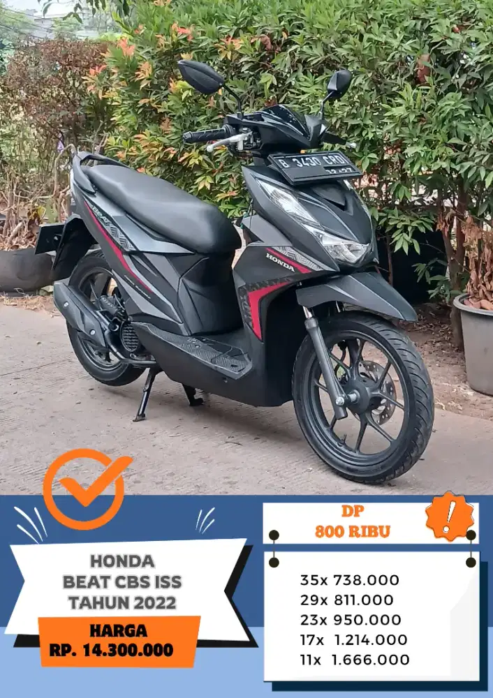HONDA BEAT CBS ISS TAHUN 2022