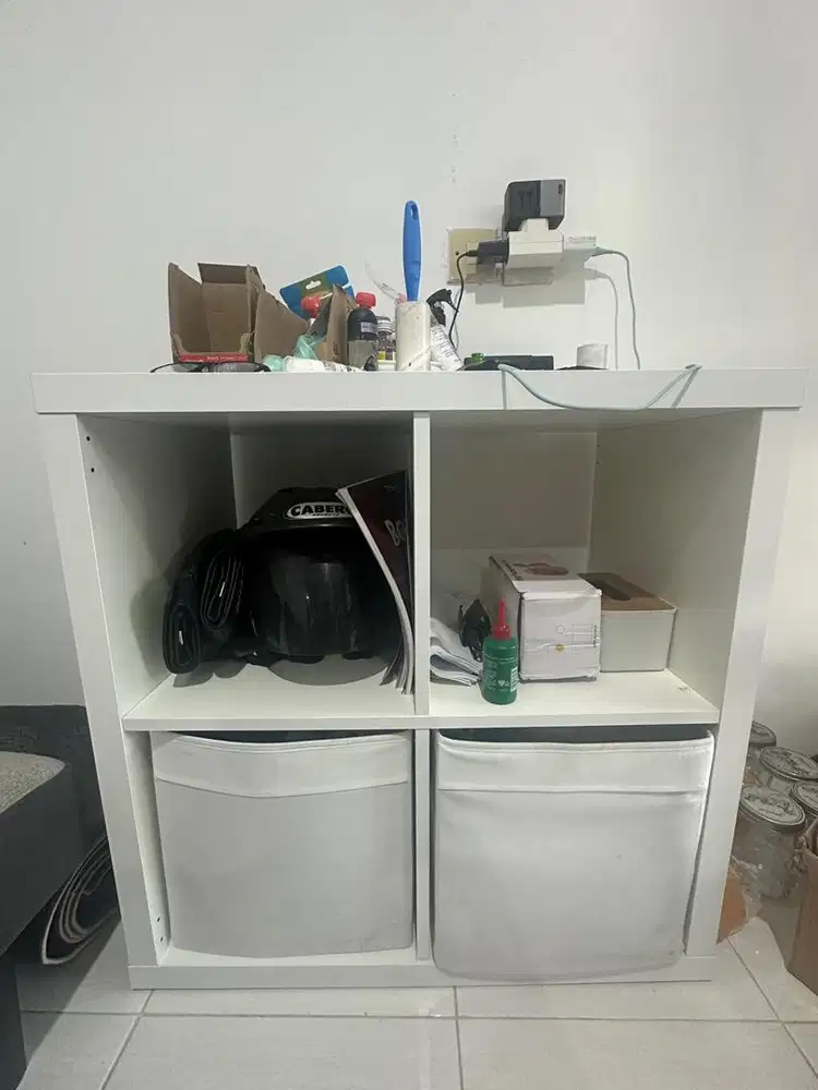 Kallax - rak 4 lubang, putih - ORIGINAL IKEA