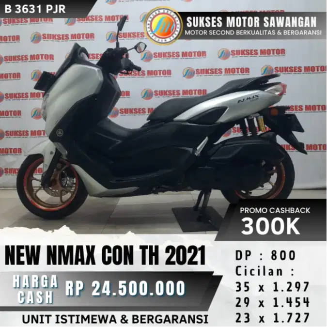 DP 800 CASH KREDIT YAMAHA NMAX NEW CON TH 2021 KEYLES MULUS BERGARANSI