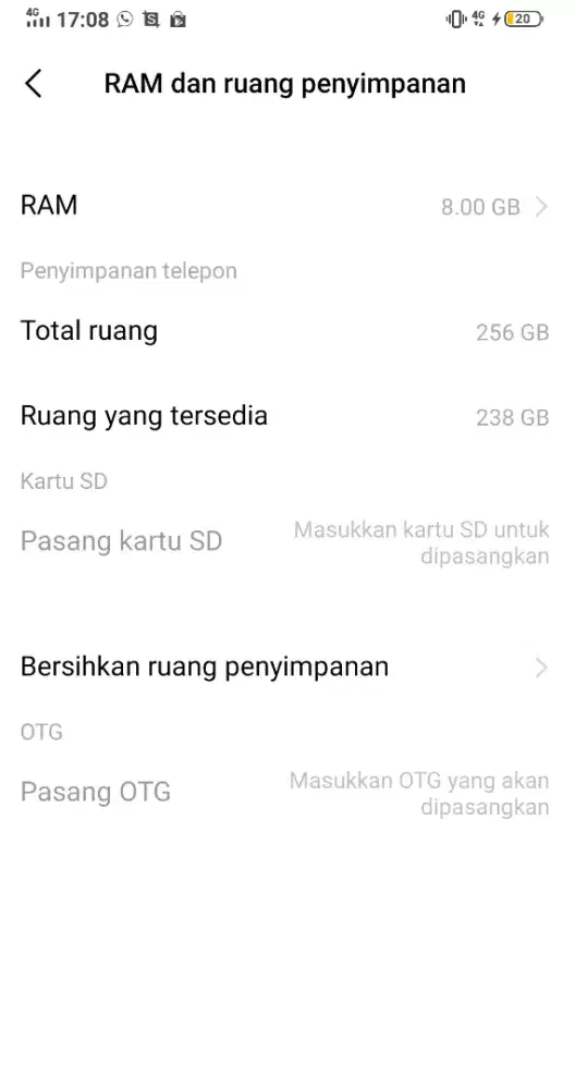 Vivo y19 ram8/256