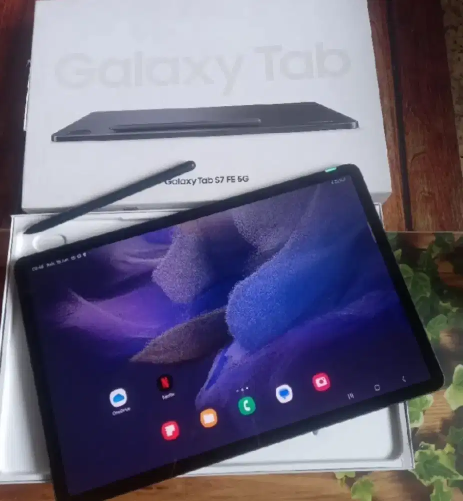 Samsung Galaxy Tab S7 Fe Ram 6Gb/128Gb lengkap