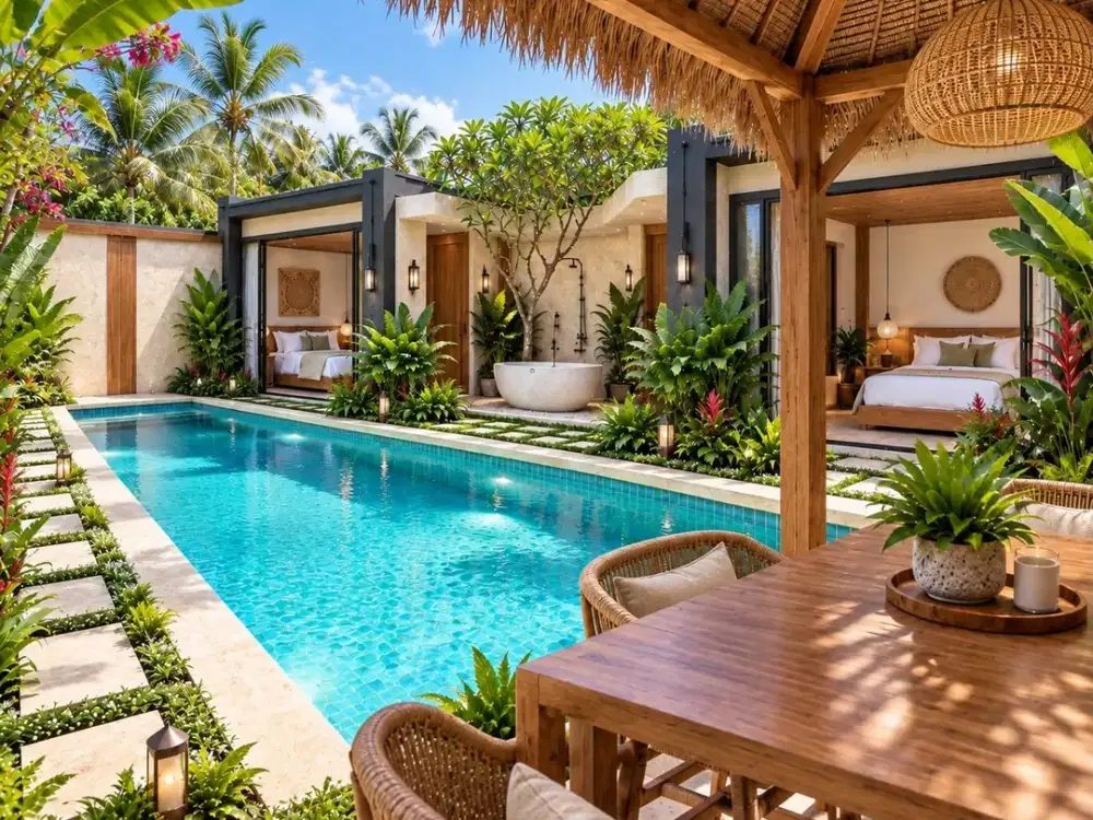 Villa Tropical Private Pool Exclusive di Area Palagan Sleman - Dekat Jogja City Mall