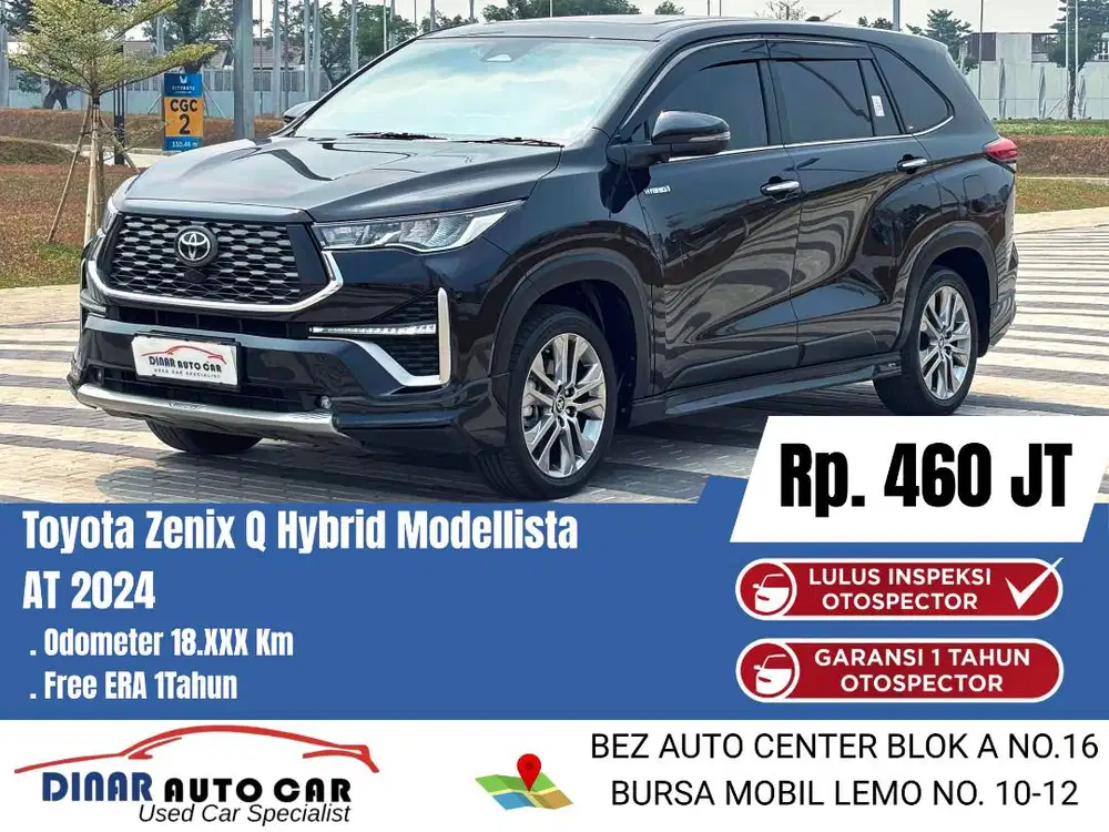(18Rb) Innova Zenix Q Modelista 2024 Warenty Service On 30Jt*Dinar Aut