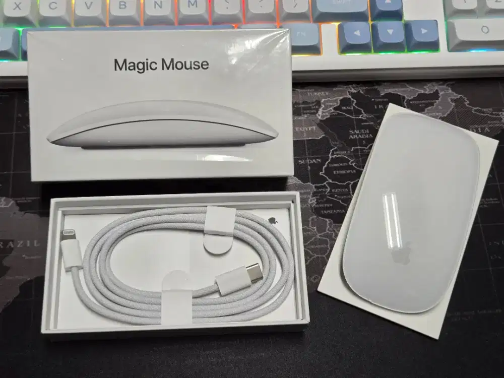 Apple Magic Mouse Gen 3 iBox kabel C to Lightning  2021